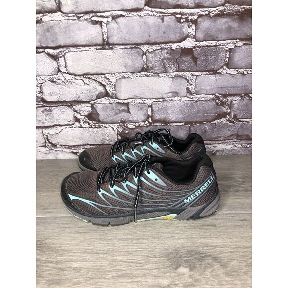 MERRELL Adventurine Black Aqua Mesh Lace Up Running Shoes Women Sz 8.5M US/39EU - Picture 13 of 16